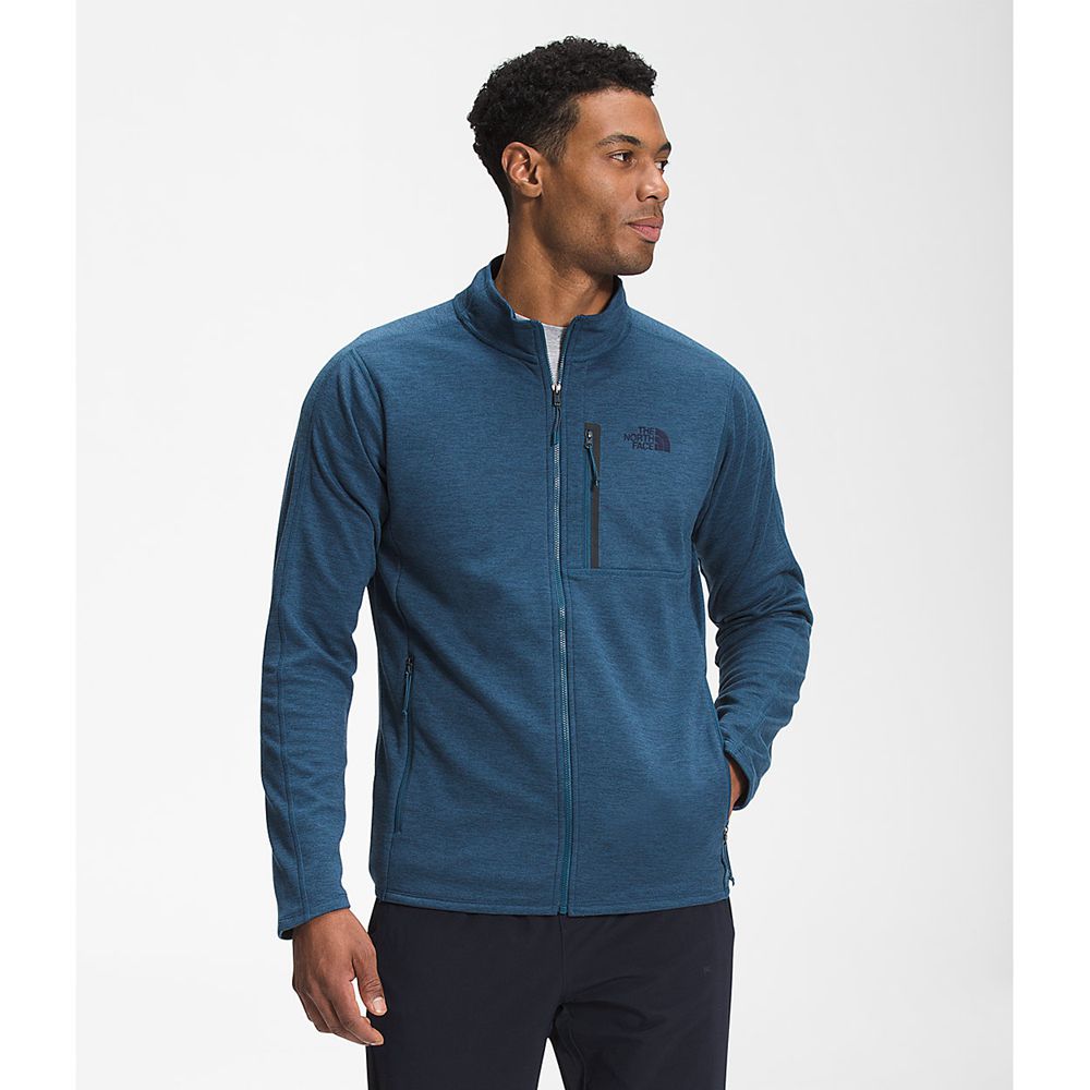 The North Face Fleece Mens Australia - The North Face Canyonlands Full Zip Blue Hiking (MEZ-309681)